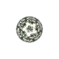 Juego de Platos · Flores Verdes